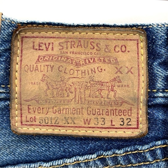 Levi’s 501z Jeans 1954 Vintage Clothing Selvedge Jeans Est. Size 28/6* New NWT - Picture 8 of 15